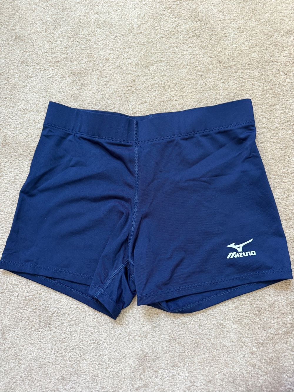 Mizuno Navy Blue Volleyball Compression Shorts